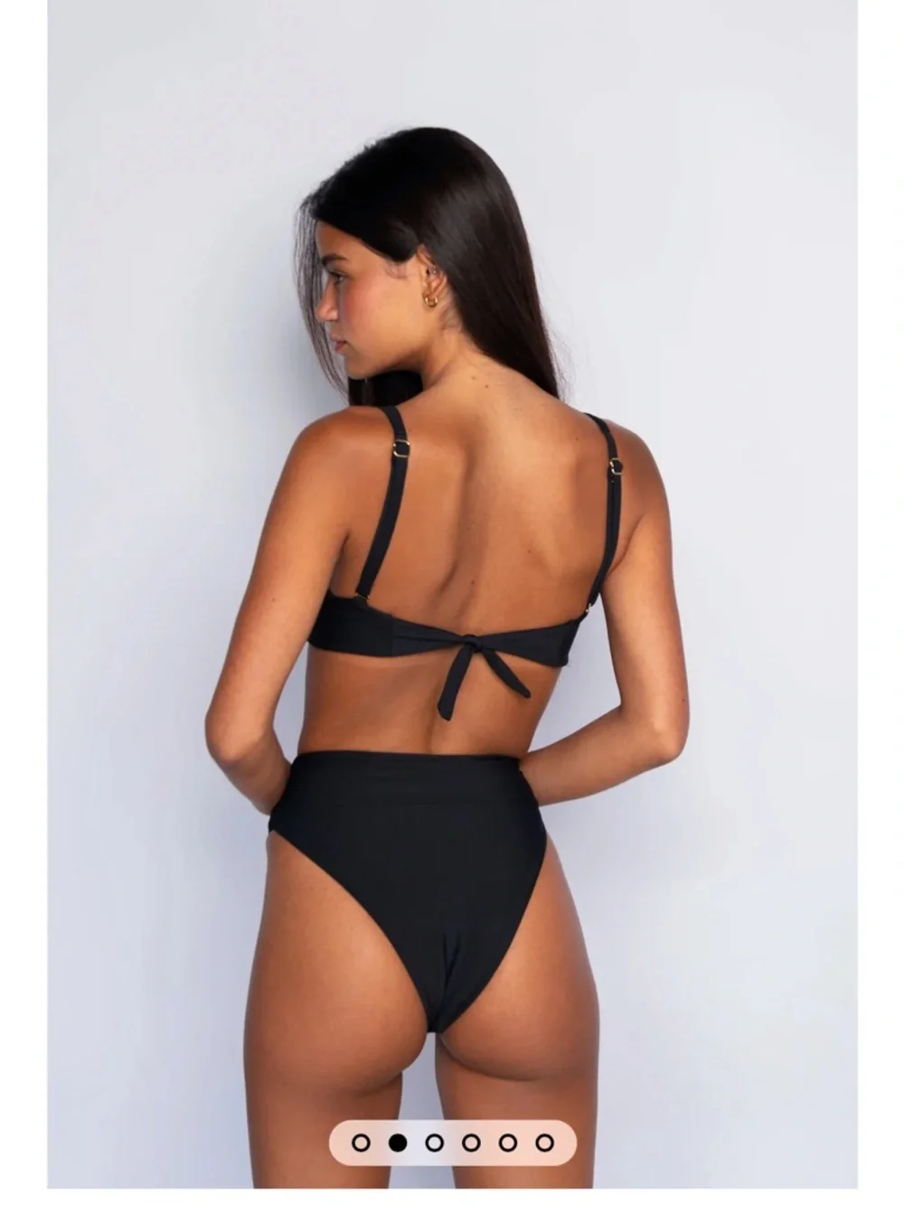 Skatie Black Freya High-Waist Bottom - Picture 2 of 5